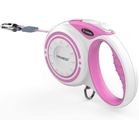Smart Retractable leash - Romantic Pink