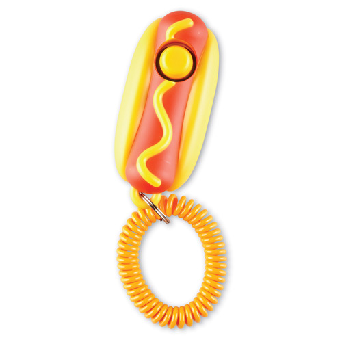 Brightkins Smarty Pooch Trainng Clicker - Hot Dog
