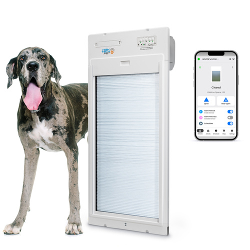 High Tech Pet Extra Large WiFi Roll Up Pet Door
